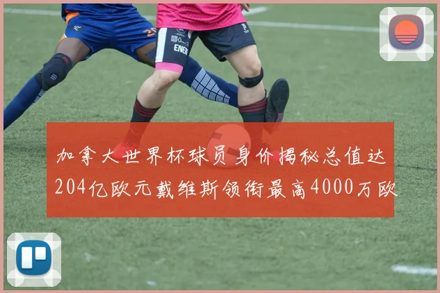 加拿大世界杯球员身价揭秘总值达204亿欧元戴维斯领衔最高4000万欧